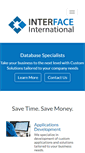 Mobile Screenshot of interface-intl.com